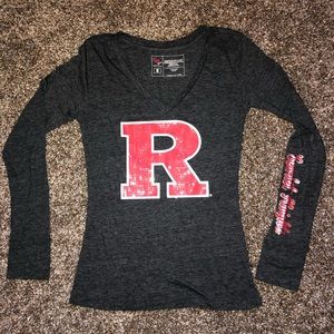 Rutgers sparkly Long-Sleeve t-shirt